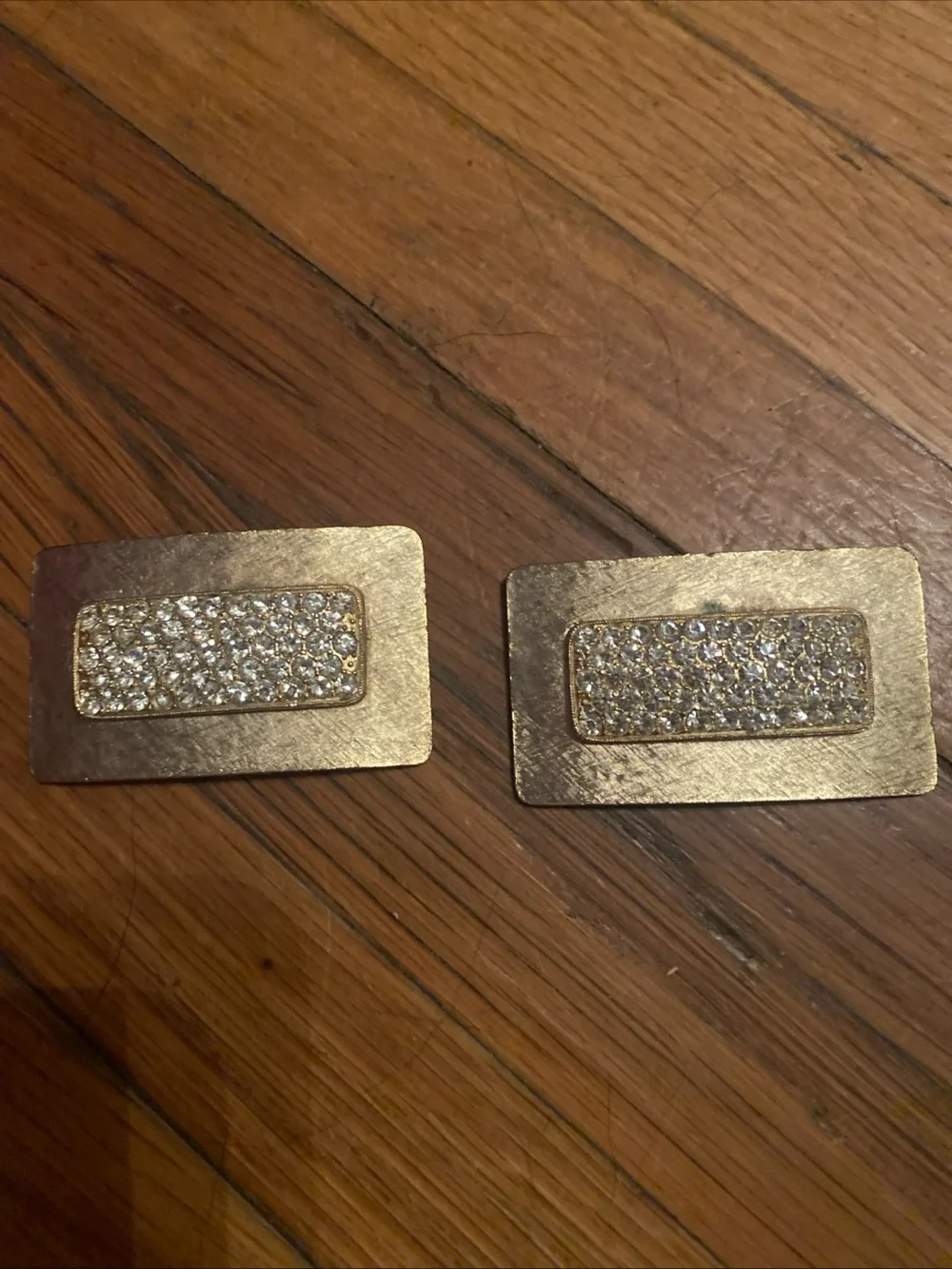 Lot of 4 Vintage Shoe Clips Filigree Rhinestone Tortoise Lucite Mid Century